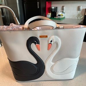 Large Kate Spade swan tote